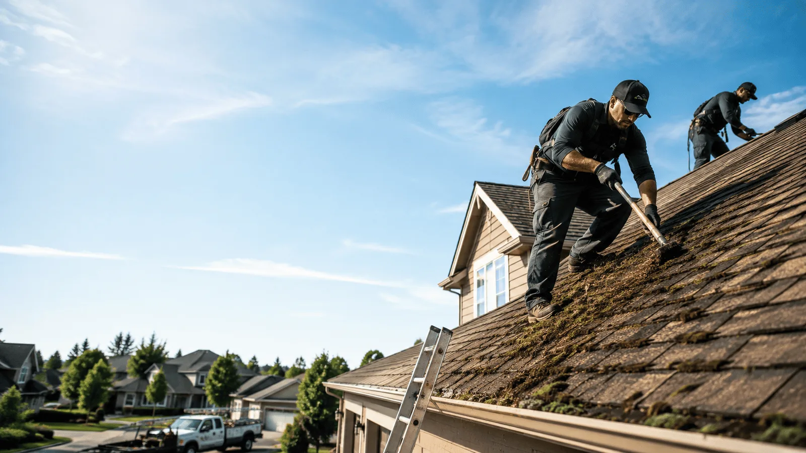 Roof Moss Removal in New Llano, LA near me